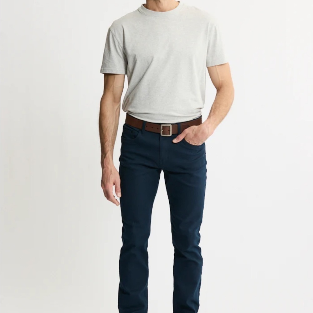 Jachs NY Classic Navy Straight Leg Jeans for Men